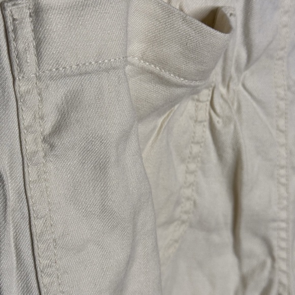 Maeve Cream Wide-Leg Patch Pocket Pants - Picture 7 of 12